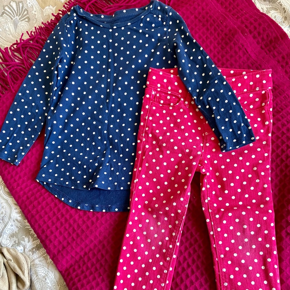 Gap top and jeans bundle 3T